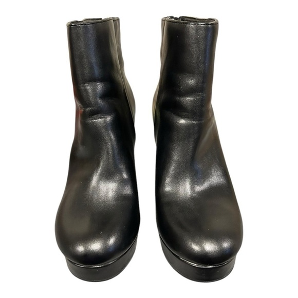 Y•not? Chunky Platform Ankle Boots Heels Size 9.5 VGC - Picture 7 of 10